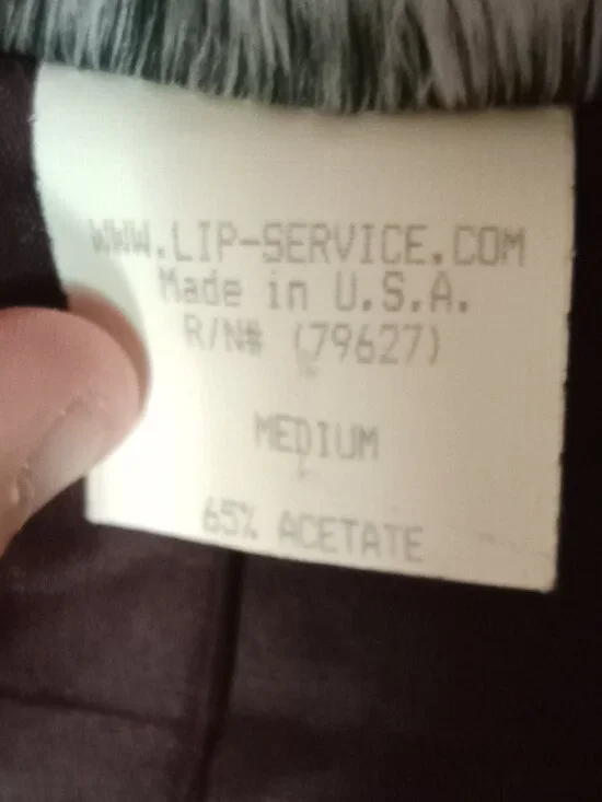 Lip Service mid 90s industrial-goth crossover aesthetic matching set - Picture 7 of 15